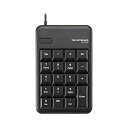 【3個セット】ELECOM テンキーパッド/TK-TCM011/Mサイズ/メンブレン/ブラック TK-TCM011BK メンブレン方式 テンキーボード 有線テン...
