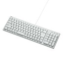 サンワサプライ SKB-KG2WN2 有線コンパクトキーボード テンキー付き USB接続 日本語103キー メンブレン USB-PS/2変換アダプタ付き ホワイト 日本語配列 テンキー付 マウス コンパクト キーボード テンキー パソコン フルキーボード 高品質(2)