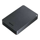 バッファロー HD-PGF4.0U3-GBKA USB3.1(Gen.1)対応 耐衝撃ポータブルHDD 4TB ブラック ノートン リーダー ポータブル 耐衝撃...