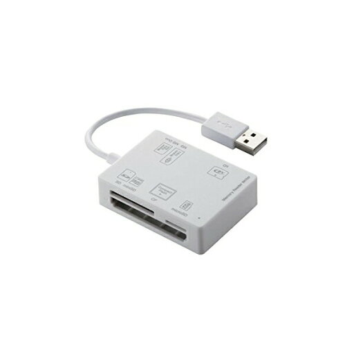 【2個セット】エレコム MR-A012WH メモリリーダライタ 56+2メディア対応 (SD+MS+CF+XD) ホワイト Windows11 対応 6カ月保証 高品質 【2個セット】エレコム MR-A012WH メモリリーダライタ 56+2メディア対応 (SD+MS+CF+XD) ホワイト Windows11 対応 6カ月保証 高品質