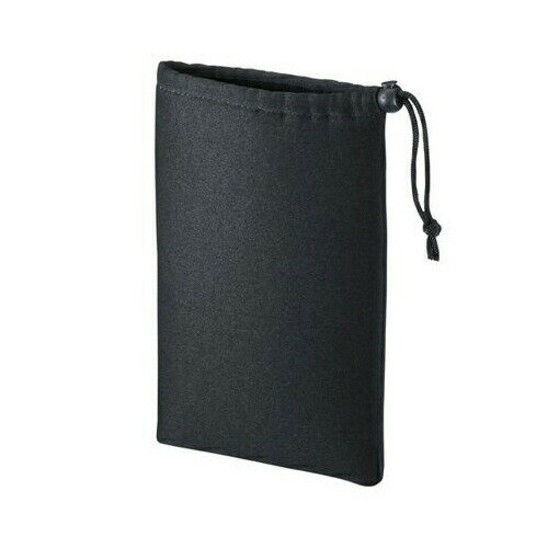 【8個セット】 サンワサプライ マルチクッションケース ( 巾着タイプ ) IN-C2K マルチクッションケース ( Mサイズ・巾着タイプ・ブラック ) おまとめセット 高品質