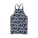 【10個セット】 レップ エプロン ブルー 幅84×奥行73×高さ1cm セルマ レディース 462522 カフェ 雑貨品 女性 ドット デザイン 無地 薄手 ...