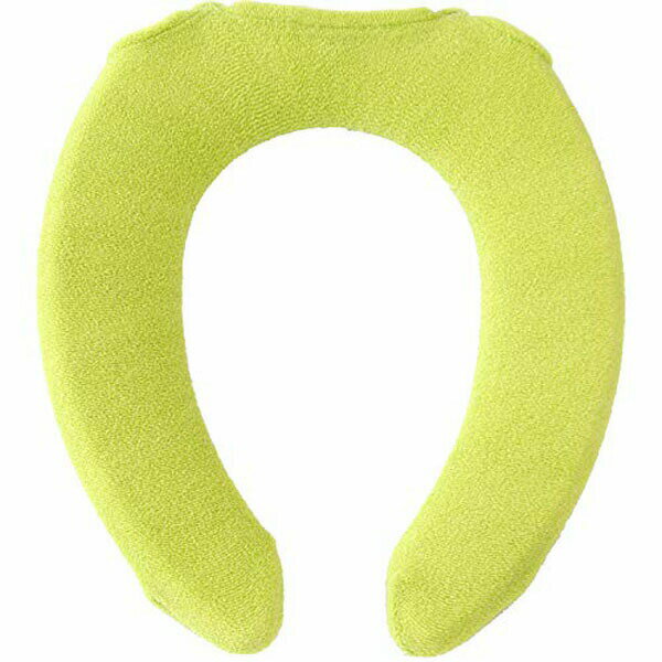 【3個セット】 オカ 便座カバー ノルン U型専用便座カバー グリーン 24×10×4cm あったか 無地 トイレ 北欧 ふわふわ インテリア 便座 おしゃれ モダン カバー リーフ 洗える エコ シンプル