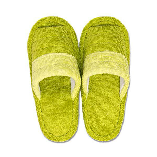 【3個セット】 オカ OKA スリッパ グリーン 足のサイズ 約25cmまで フレッシュデオ 洗える トイレグッズ プレゼント 母の日 ブルー かわいい 日用雑...