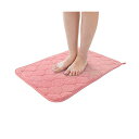 【10個セット】 ルックス 浴室足ふきマット ピンク 約40cm×60cm タオル感覚で使えるマイクロファイバー足ふきマット バスマット 風呂場 脱衣所 オカ ...
