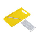【2個セット】 DELISH KITCHEN パール金属 スライサー カッター イエロー 20×幅11×高さ3cm ワイドサイズ CC-1271 高品質