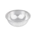 【2個セット】 DELISH KITCHEN パール金属 ざる シルバー 21cm ステンレス製パンチボール 足付 HB-4233 高品質