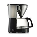Melitta ミアス 2~10杯・1X4のフィルターペーパーに対応 MKM-4101/B プレゼント 人気 オフィス 品番 新生活 ブラック 引越し ポット 家庭用 誕生日 メリタジャパン おしゃれ ギフト ホワイトデー ココニアル 高品質