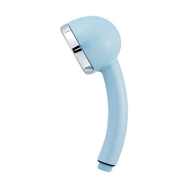 【3個セット】 オムコ東日本 日本製 シャワーヘッド ノーマルタイプ amane 天音 あまね 節水 タイプ ソフト ブルー 12.8×7.7×20.2cm