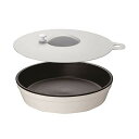 【3個セット】 イシガキ 電子レンジ 調理皿 ホワイト 蓋をした場合:幅22.9×奥行20.8×高さ6cm 陶器のみ:直径20×高さ4.5cm 陶器 シリコン蓋...