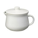 【3個セット】 イシガキ 調理 ポット ミルク ホワイト 約幅18cm×奥行14cm×高13.3cm 容量1.1L DLギュッとポット 無水調理 レンジ調理 手...
