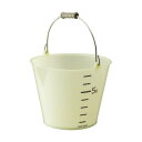 リス バケツ ペールペールバケツ『柔らかくて丈夫な』 ホワイト 8L カフェ 水色 プロステ プラスチック製 プレゼント 人気 新生活 かわいい 園芸 引越し ...