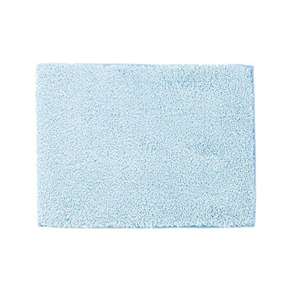 センコー デュアル バスマット 約45×60cm ブルー 吸水 速乾 スリット糸混 足裏に優しい刺激 67642 無地 足ふきマット グレー 滑り止め お風呂マット 子供 滑り止め加工 アイボリー ベージュ バスルーム 足拭きマット 大人 高品質