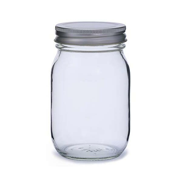 星硝 セラーメイト ガラス 瓶 保存 びん 容器 ステンレス キャップ 450ml 日本製 900 228106