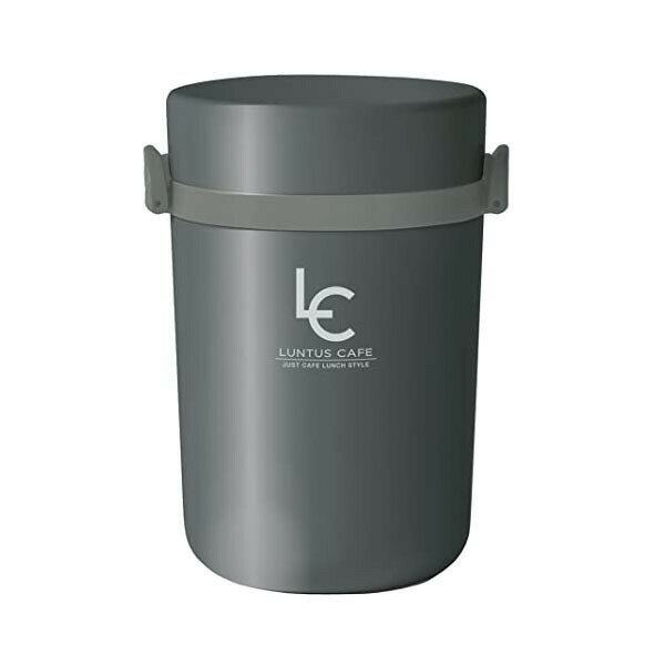 【3個セット】 アスベル 保温ランチジャー ランタスB700 700ml グレー 幅13.0cm×奥行11.4cm×高さ18.0cm 抗菌 女性 男性 弁当箱 ...