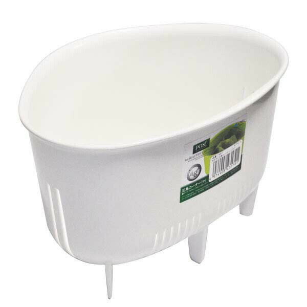 【10個セット】 アスベル E254305H 三角コーナー小 Nポゼ ホワイト ASVEL 抗菌 小物 生ゴミ ゴミ受け 小型 キッチン 新生活 消耗品 水切り...