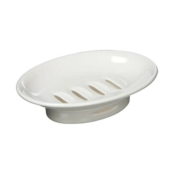 【5個セット】 アスベル Emeal 石けん皿 ソープトレー バス用品 Ag 抗菌 ホワイト 15×10.3×4.5 キッチン 新生活 ソープ 浴室 石鹸置き ...