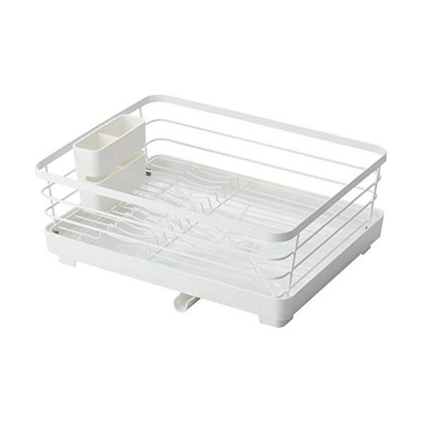 Sポゼ Wコート 水切り ワイド キッチン用品 水切りラック 水周り用品 トレー 水切りかご ホワイト アスベル 高品質