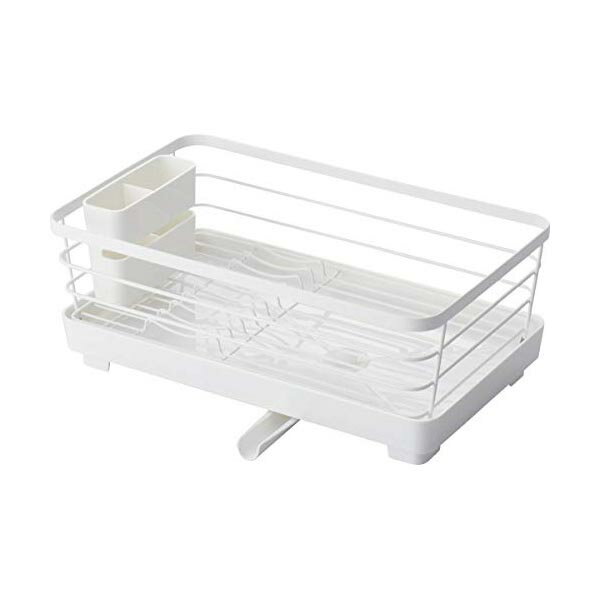Sポゼ Wコート 水切り スリム キッチン用品 水切りラック 水周り用品 トレー 水切りかご ホワイト アスベル 高品質