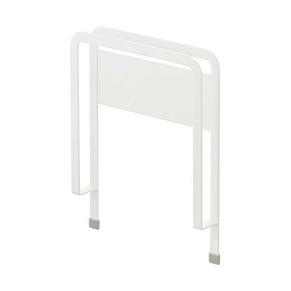 【2個セット】 山崎実業 マグネット 洗濯機横 珪藻土バスマットスタンド プレート ホワイト 3909 省スペース スチール 整理 丈夫 収納 脱衣所 人気 バ...