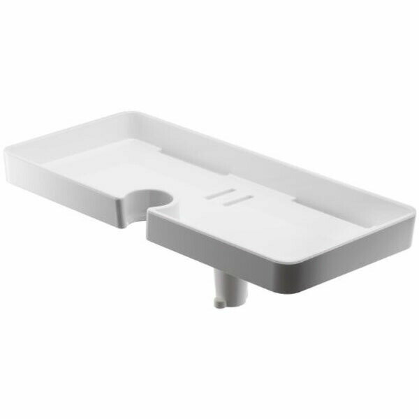 【3個セット】 山崎実業 シャワーホルダートレイ ホワイト 約W22×D10.5×H8.5cm ミスト 7853 浴室収納 お風呂 収納 バスラック 人気 お風呂用品 新生活 湯おけ ホルダー 浴室 サニタリー 小物収納 日用雑貨 インテリア シャワー 高品質