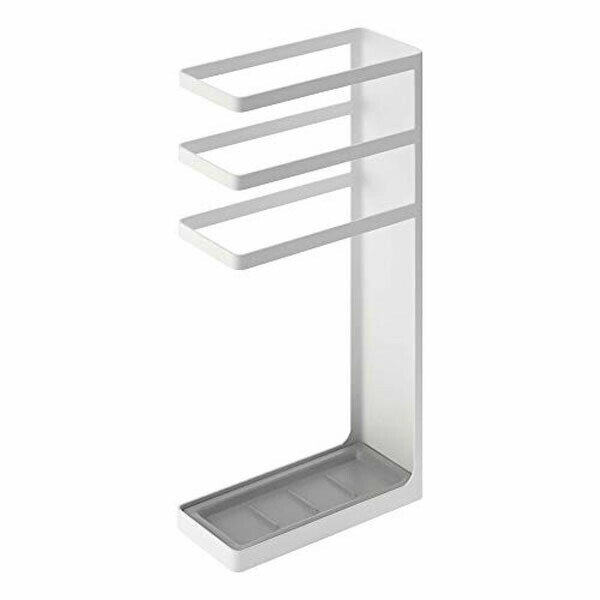 山崎実業 傘立て レイヤー スリム ホワイト 7932 省スペース エントランス スチール かさたて 店舗 カ..
