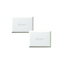 【2個セット】 アネスティ HO1812 カンパニー Karari 珪藻土 ブロックレクタングル 2pcs ホワイト 幅6×奥行4.5×高さ0.8cm Hone...