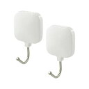 【10個セット】 レック マグネットフック 角型 マグネット 2個入 耐荷重1kg H-295 吊り下げ 収納 プレゼント 品番 新生活 引越し 小物収納 フック 高嶋金物店 誕生日 磁石 強力 おしゃれ ギフト ホワイトデー 雑貨 吊下げ 冷蔵庫横 高品質