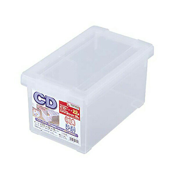 【3個セット】 天馬 ディスク収納ボックス クリア 幅17.5×奥行30×高さ15cm CDいれと庫 ライト テンマ T..