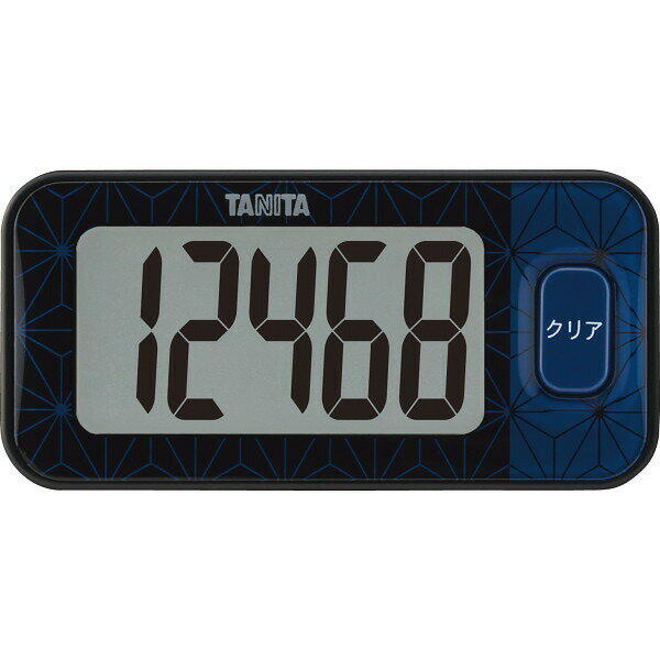【10個セット】 タニタ FB-740 3Dセンサー搭載歩数計 ブルーブラック 歩数計 TANITA