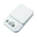 【2個セット】 タニタ クッキングスケール キッチン はかり 料理 デジタル 1kg 1g単位 ホワイト KJ-110S WH ごはんのカロリーがはかれる 見や...