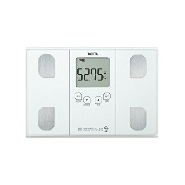【10個セット】 タニタ BC-314-WH 体重 体組成計 50g ホワイト BC-314 WH 自動認識機能付き 立掛け収納OK Tanita お風呂 松吉...