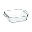 【2個セット】 iwaki イワキ 耐熱ガラス オーブントースター皿 ベーシックシリーズ ハーフ 144×120×39mm 340ml BC3840 オーブンウ...