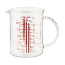 【3個セット】 iwaki イワキ 耐熱ガラス 計量カップ メジャーカップ 500ml 把手付き BTMC500T-R 計量 ライフスタイル キッチン ダイニン...