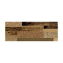 【3個セット】 ベストコ キッチンマット ミックスウッド ダーク 45×120cm さらっと拭ける ぷにぷに触感 ND-9852 重量 拭ける インテリアマット...