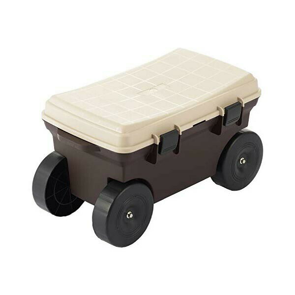 ベストコ Bestco フィールドカート トレー付 ボタニカルスタイル MA-2221 51×30.5×28.5cm ブラウン 釣..