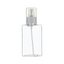 【2個セット】 ベストコ Bestco スプレーボトル クリア 150ml ネトヨン・レ スクエア ND-4332 旅行 空ボトル 詰め替え 霧吹き 携帯用 ネ...