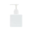 【10個セット】 ベストコ Bestco シャンプー用ディスペンサー ホワイト 250ml ネトヨン・レ スクエア ボトル ND-4363 液体 せっけん 空ボ...