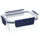 ベストコ LBG422 ふた付き 耐熱ガラス 保存容器 長方形 380ml ロック&ロック トップクラス Bestco 整頓 整理 食品保存容器 レクタンギュラー 収納 長期保存 キッチン 新生活 密閉容器 ふた ロック 常備菜 ストッカー 高品質(3)