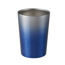 ベストコ タンブラー コンビニカップ コーヒー 対応 480ml 保冷 保温 真空二重構造 グラデーション ウォームブルー NM-178 直飲み グラス プレゼ...