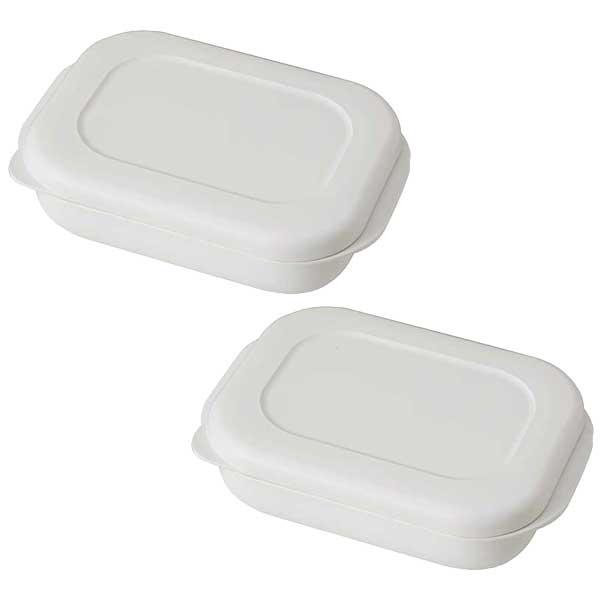 【5個セット】 マーナ K784 極 冷凍ごはん容器 大 2個入り ホワイト MARNA 大盛り 容器 衛生的 節電 乾燥器対応 プレゼント 炊飯 食洗機対応 ...