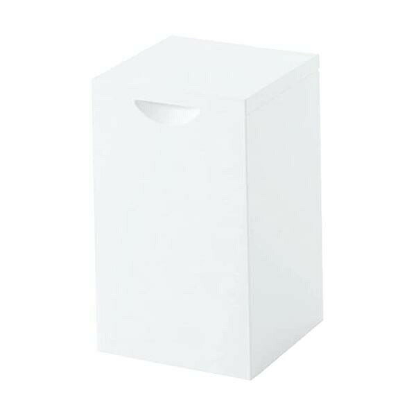 【5個セット】 マーナ marna スクエア トイレポット ふた付き / ホワイト 蓋付き ゴミ箱 取り外し可能 内ケース付き 衛生的 日本製 W062W トイ...