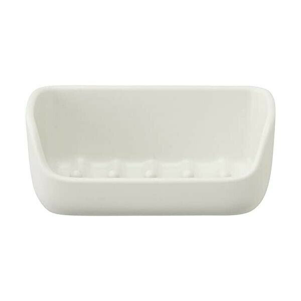 【2個セット】 マーナ marna マグネット 石けん置き ホワイト / 磁石付き ソープディッシュ 浮かせる収納 石鹸置き 石?ケース ソープトレー W617...