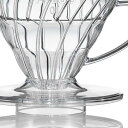 【10個セット】 HARIO ハリオ V60 01 透過 コーヒードリッパー クリア コーヒードリップ 1~2杯用 VDR-01T カフェ 本格 透過ドリッパー 定番 グッドデザイン賞 プラスチック製 プレゼント 食洗機対応 抽出 ライフスタイル 樹脂 人気商品(3)