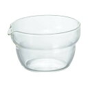 【2個セット】 HARIO ハリオ 日本製 耐熱ガラス製 片口ボウル 100ml KB-10-BK クリア 人気商品