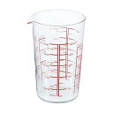 【10個セット】 HARIO ハリオ 日本製 耐熱ガラス製 メジャーカップ 500ml MJC-50-R-BK クリア 人気商品