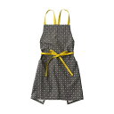 【10個セット】 レップ エプロン ポルカ Polka グレー 73×84cm 雑貨品 コットン プレゼント 母の日 アビチュアル キッチン かわいい レディー...