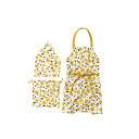 【3個セット】 レップ キッズエプロン キッズ ブロンマ Blomma イエロー L 雑貨品 丈夫 男の子 無地 コットン プレゼント 女の子 アビチュアル こ...