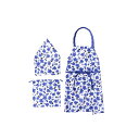 【3個セット】 レップ キッズエプロン キッズ ブロンマ Blomma ブルー L 雑貨品 丈夫 男の子 無地 コットン プレゼント 女の子 アビチュアル こど...