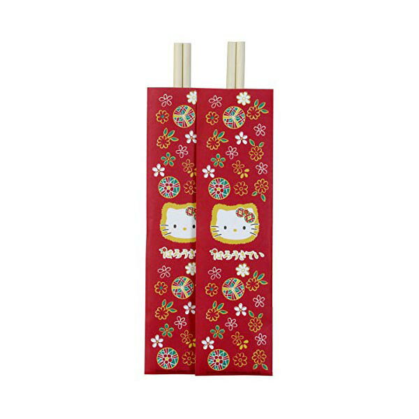 【3個セット】 大和物産 ダイワ かわいい お箸 ハローキティ 2膳入